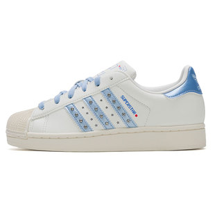 贝壳头简约撞色运动鞋 新款 Adidas阿迪达斯三叶草女鞋 板鞋 自营