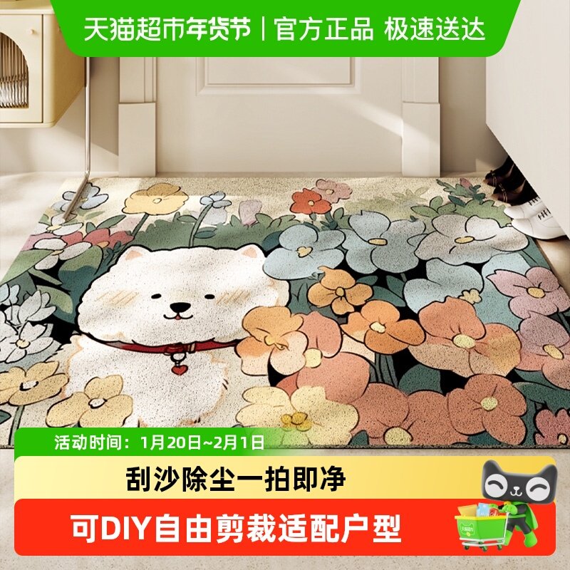 大江入户地垫门口玄关脚垫进门耐脏丝圈地毯门垫子,居家布艺,家用脚垫,淘宝优惠券,粉丝福利购,淘宝优惠卷