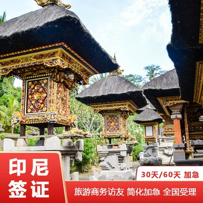 印度尼西亚·商务签证·全国送签·印尼签证个C11/D2人旅游加急雅加达巴厘岛