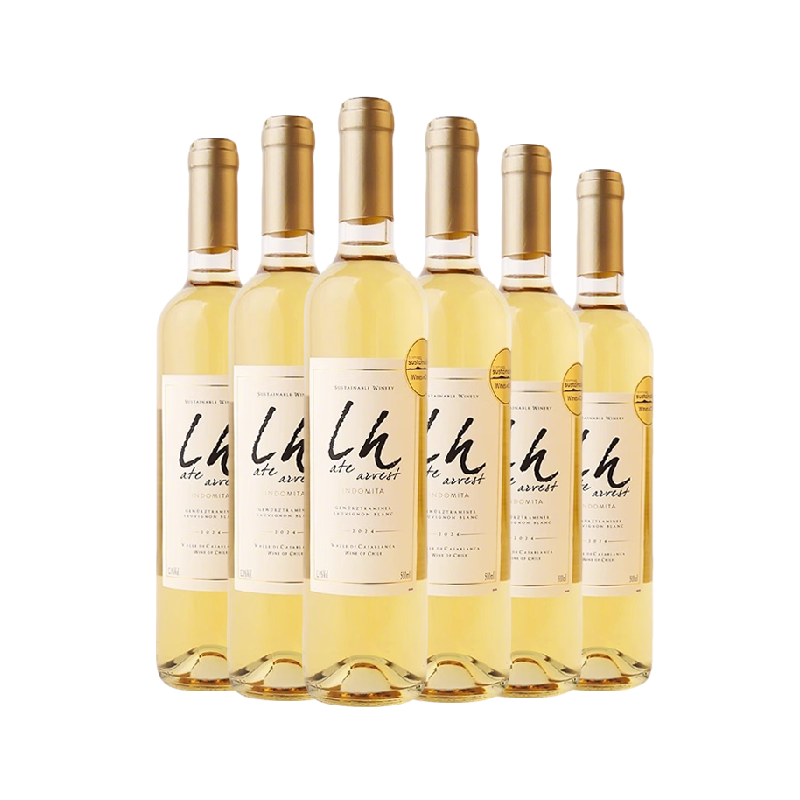 张裕魔狮酒庄智利进口特级珍藏长相思晚采甜白葡萄酒红酒