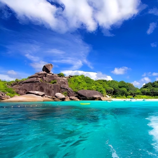 普吉岛斯米兰一日游小T号可全岛接送斯米兰群岛浮潜出海泰国旅游