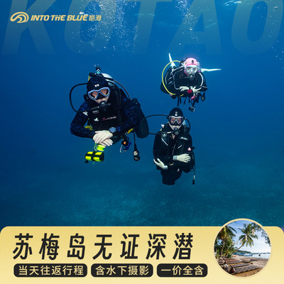 酷潜泰国苏梅岛体验潜水DSD 南园岛深潜两潜 苏梅岛旅游 中文教练