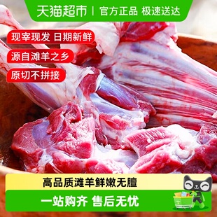 宁夏滩羊肉新鲜现杀盐池羔羊羊排肋排手抓整扇羊后腿整只散养