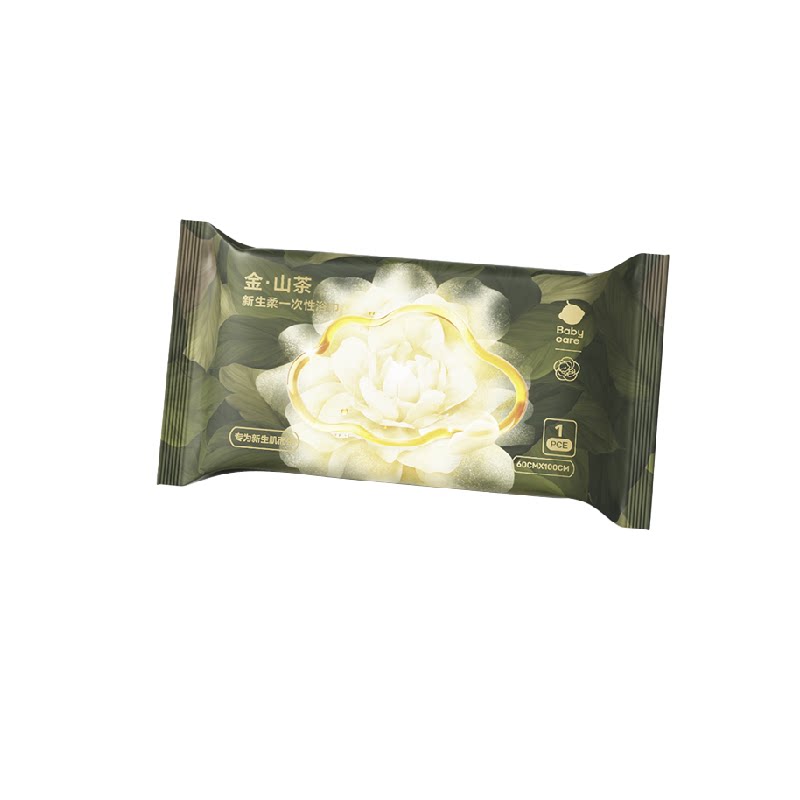 babycare山茶花一次性浴巾
