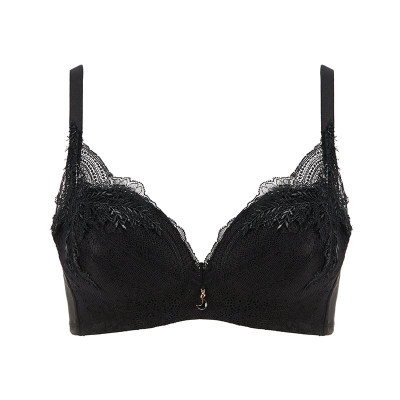 蕾丝收副乳大胸显小调整型内衣