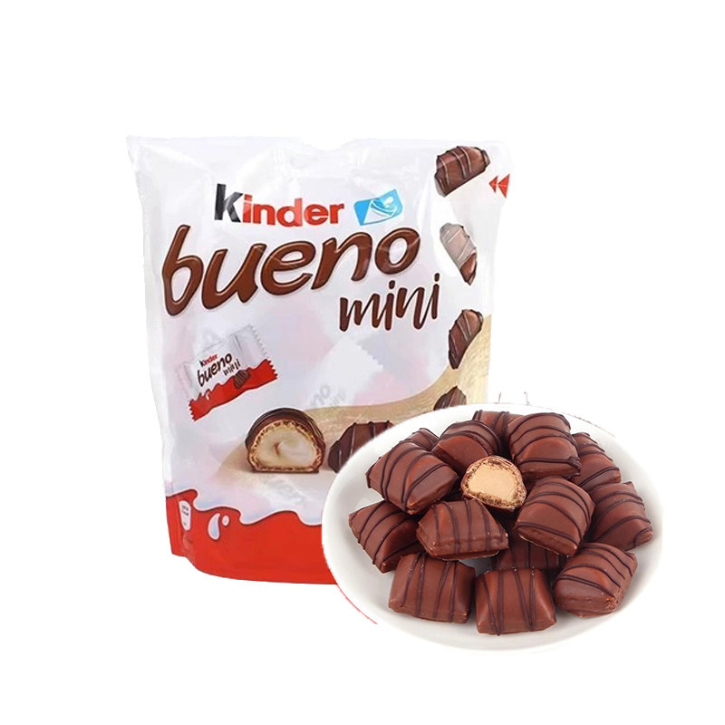 费列罗Kinder健达牛奶可可榛果威化巧克力108g进口休闲零食糖果