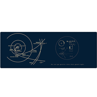 旅行者一号宇宙探测器鼠标垫nasa太空周边键盘垫定制桌垫男女ins