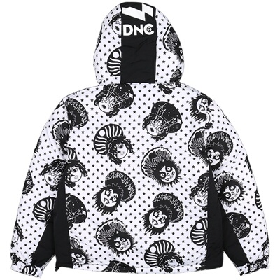 devilnut潮牌恶魔印花羽绒服