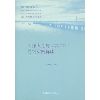 【正版图书】工作谋划与总结实例解读王海玉著中国方正出版社9787802167797