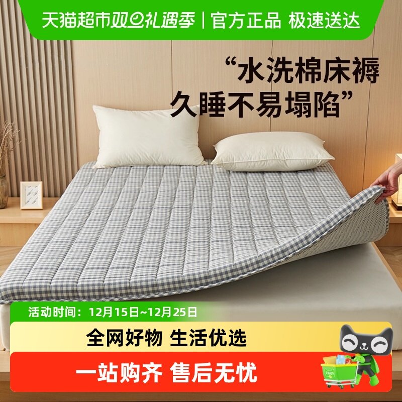 俞兆林水洗棉加厚床褥床垫