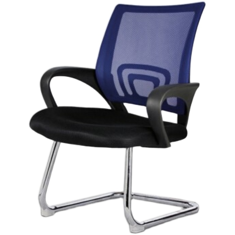 电脑椅家用职员椅子办公椅网布休闲老板椅四脚椅弓形座椅