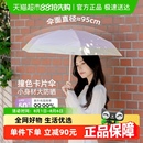 wpc防晒伞迷你黑胶防紫外线遮阳伞小巧便携五折口袋伞晴雨两用女