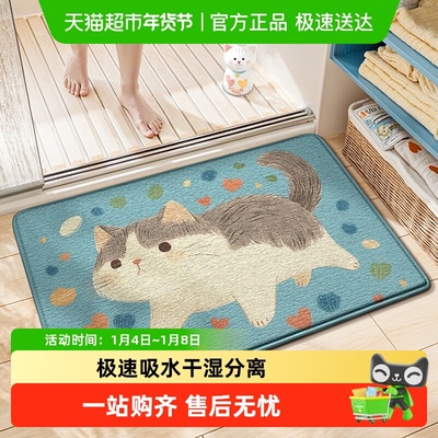 赛勒橡胶卫生间门口吸水地垫