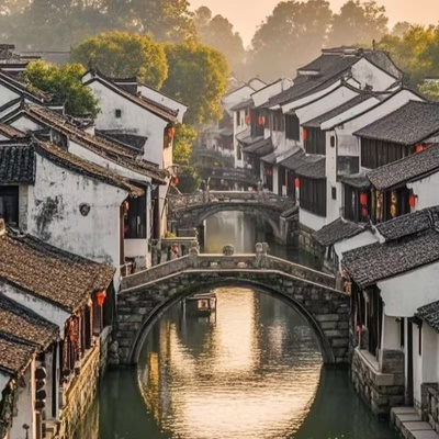 华东5市旅游乐享江南5天4晚跟团游中山陵南浔古镇西湖狮子林外滩