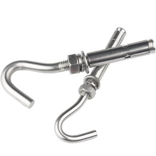 304不锈钢膨胀螺丝万能挂钩膨胀螺栓吊钩热水器吊环膨胀钩井盖网