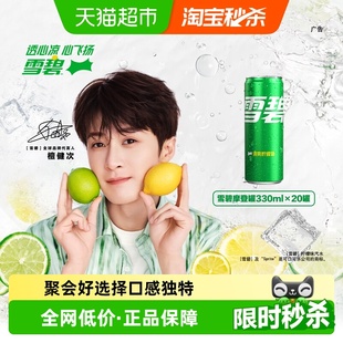 檀健次代言 20罐整箱可口可乐 雪碧碳酸饮料汽水摩登罐330ml