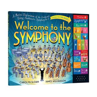 预售 交响乐团发声书Welcome to the Symphony 英文原版 进口原版 儿童礼品书 点读书