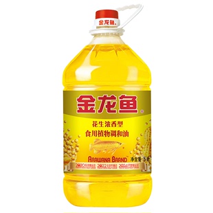 桶 金龙鱼花生浓香型食用植物调和油5L