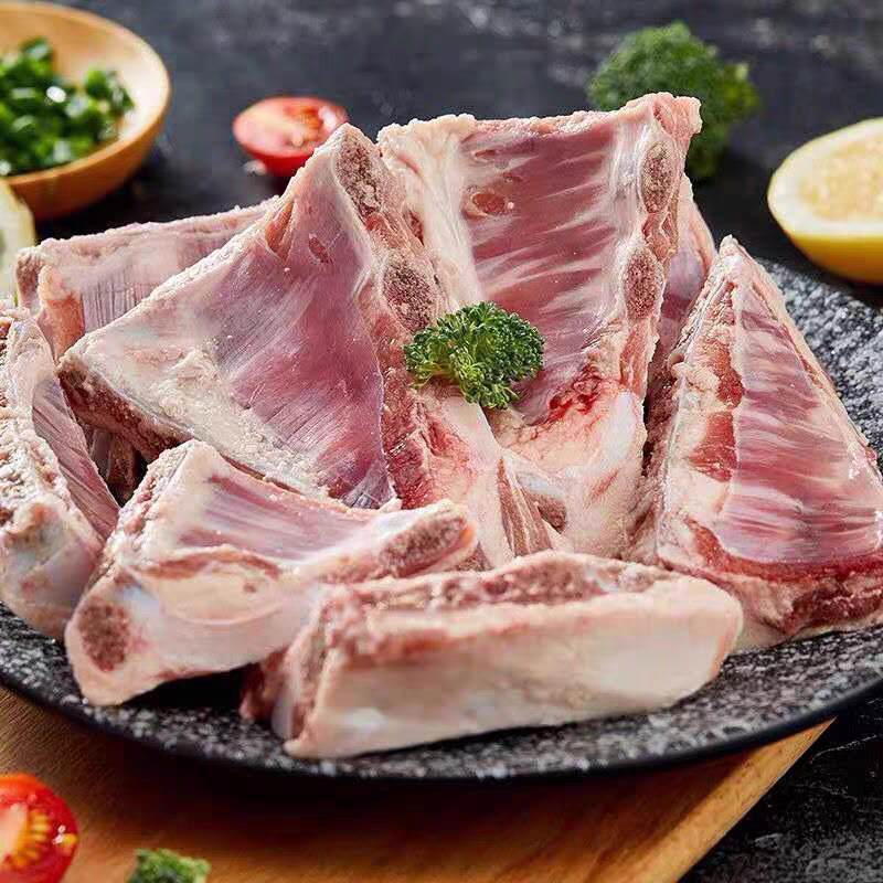 羊排尖三斤装原切小山羊羔羊胸排尖羊小排多骨煲汤优选生鲜冷链