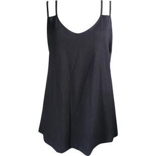 夏娃之秀新品简约内搭性感小吊带舒适亲肤V领休闲显瘦背心J4006