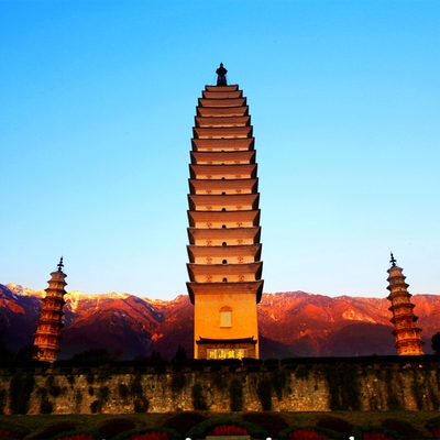 崇圣寺三塔文化旅游区(门票)+苍山洗马潭索道(全程往返票)
