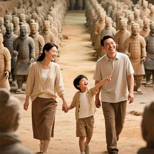 兵马俑自由行套餐—兵马俑门票+景区电瓶车+西安千古情尊宾