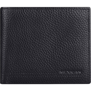 稻草人男士钱包2025新款 真皮短款皮夹卡包男 潮牌小青年生日礼物