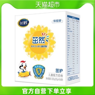 飞鹤茁然茁护4段3-6岁儿童配方牛奶粉320g*1盒