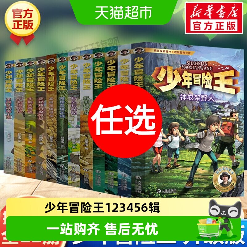 少年冒险王1-6辑升级版 11-14岁青少年探险小说野外生存自然科普