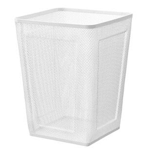 宜家废纸篓垃圾篮垃圾桶客厅书房铁框金属银色IKEA正品包邮