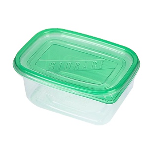 特美居一次性餐盒方形加厚快餐打包盒水果捞沙拉甜品盒750型10套