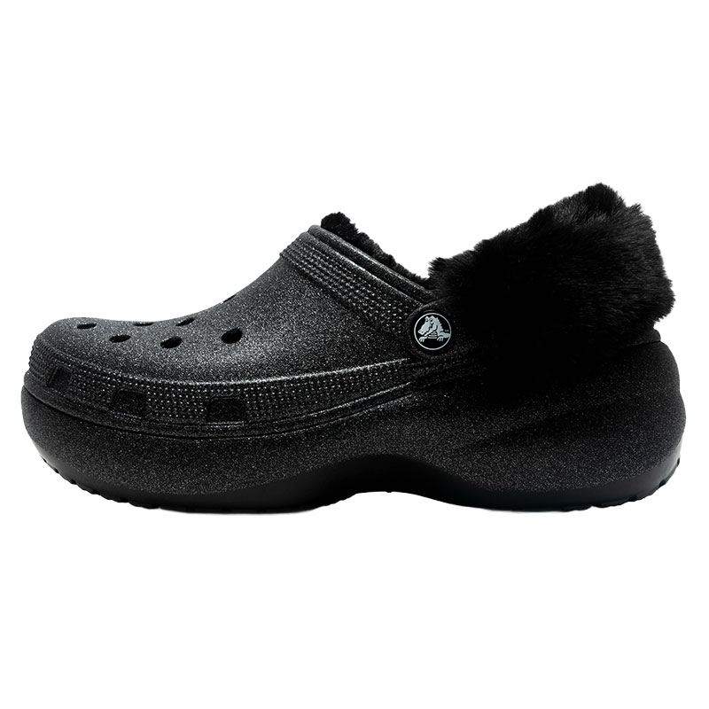 【自营】Crocs卡骆驰洞洞鞋加绒云朵闪耀暖绒Clog厚底保运动鞋