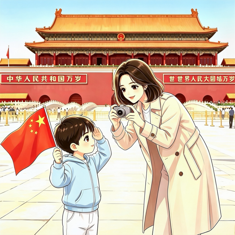 天安门城楼一日游图片