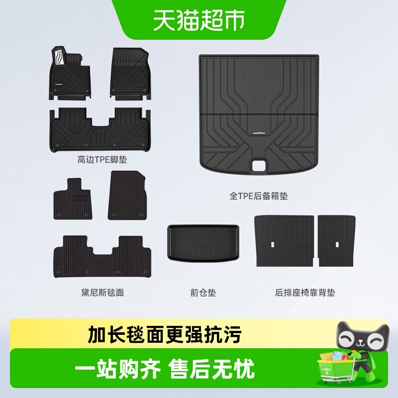固特异TPE汽车脚垫一车一版图片
