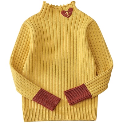 女童毛衣套头针织打底衫