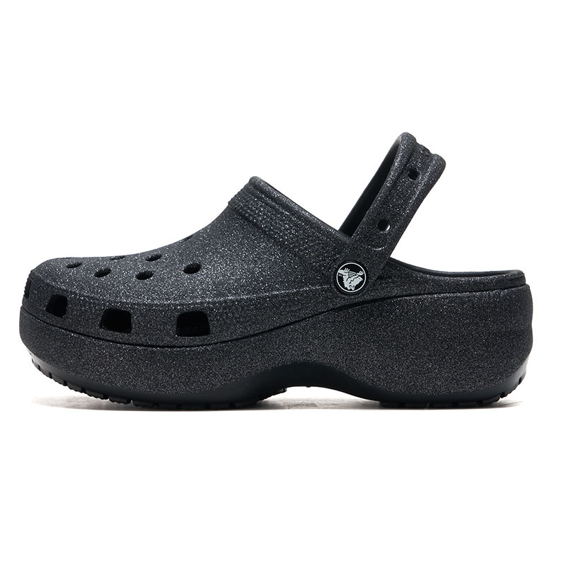 【自营】Crocs卡骆驰女鞋时尚透气凉鞋闪耀云朵Clog洞洞鞋207241