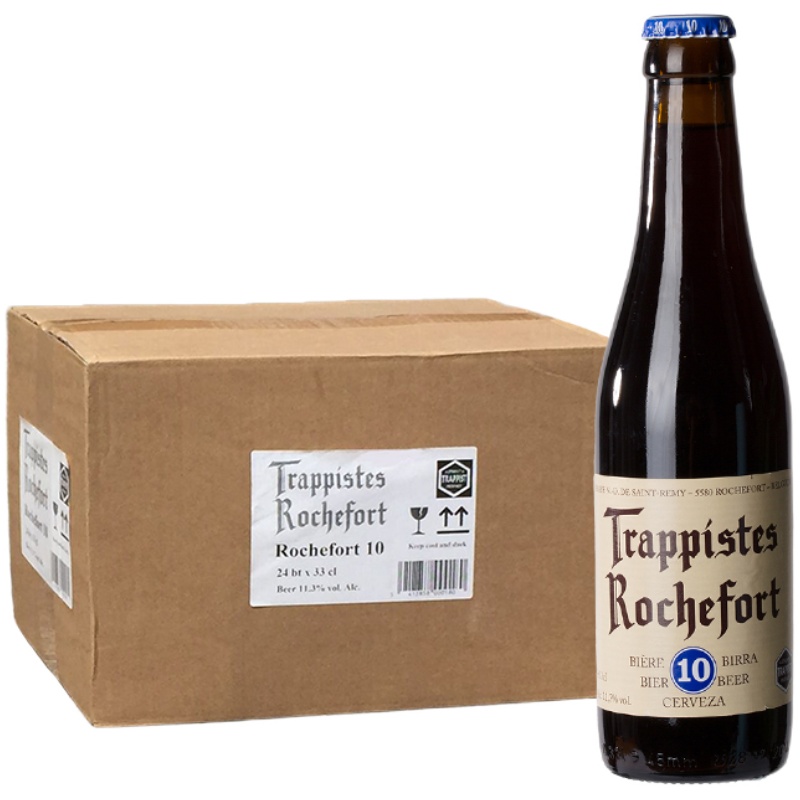 箱装罗斯福10号啤酒Rochefort330ml24瓶比利时进口修道院精酿整箱