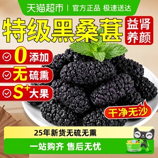 特级黑桑葚干椹正宗新疆中药材野生新鲜枸杞泡茶水泡酒官店旗方舰