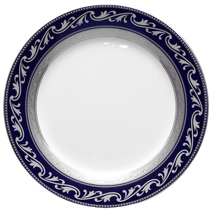 Noritake则武CRESTWOOD COBALT西餐餐具套装创意个性菜盘家用盘子