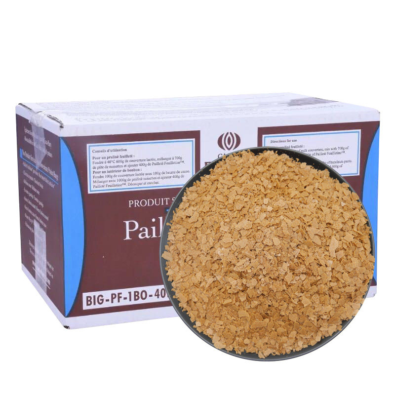 法国进口可可百利薄脆片 爆脆饼干碎 蛋糕饼干脆皮烘焙原料250g