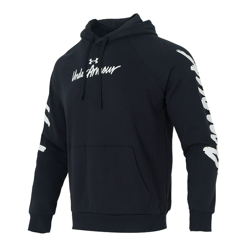 【自营】UA安德玛卫衣男装时尚潮流连帽运动服休闲训练透气套头衫