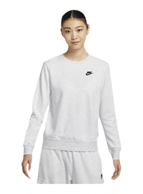 【自营】NIKE耐克女子ASNSW CLUB FLC CREWSTD运动卫衣DQ5474-051