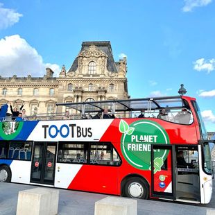 随上随下巴士1日通票 Paris 蓝线Tootbus 巴黎随上随下观光巴士