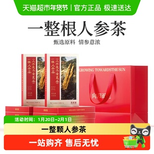 茶研官一根人参茶元气四宝茶七宝茶黄芪党参麦冬元气养生茶送礼品