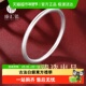 臻汇银纯银古法手镯实心中国白银足银999经典 素圈手镯子生日礼物