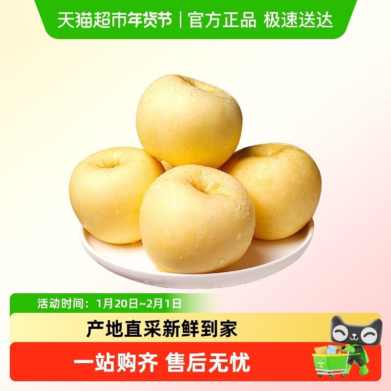 正宗山东维纳斯黄金苹果新鲜水果当季应季头整箱黄富士产地直采,水产肉类/新鲜蔬果/熟食,苹果,淘宝优惠券,粉丝福利购,淘宝优惠卷