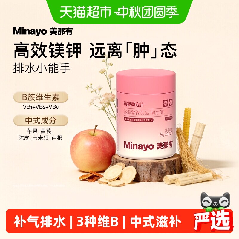 MiNaYo高效镁钾微泡片B族维生素										