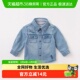 戴维贝拉男童衬衫 宝宝牛仔衣上衣春秋衬衣 儿童衣服童装