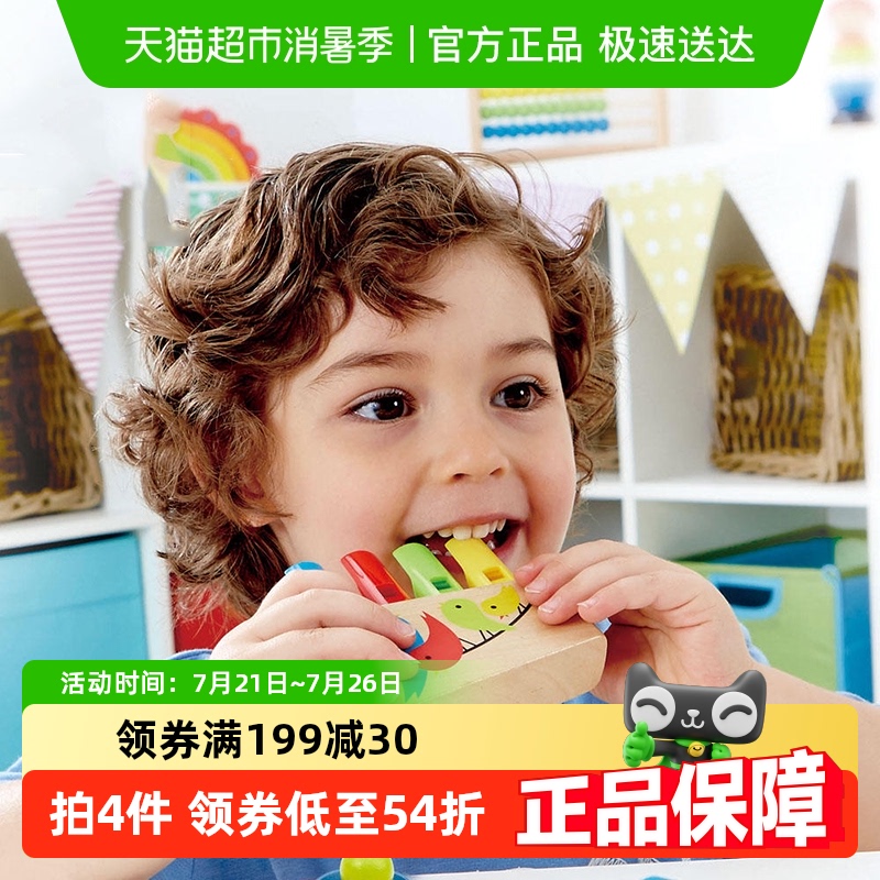 Hape彩虹排笛儿童笛子口哨