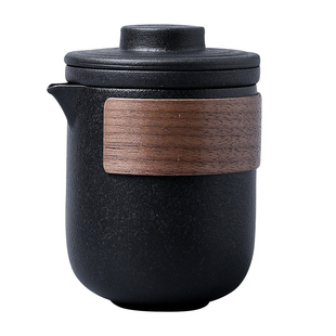 快客杯一壶二四杯便携式包户外随身单人迷你陶瓷旅行茶具定制logo